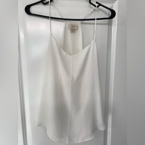 Loft size Small White Strap Tank-top